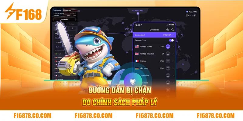 Đường dẫn bị chặn do chính sách pháp lý 